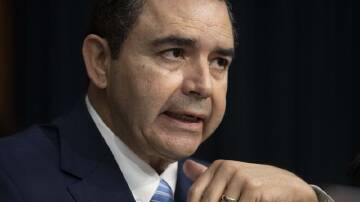 Representative Henry Cuellar denied any wrongdoing before he was indicted for accepting bribes. (AP PHOTO)
