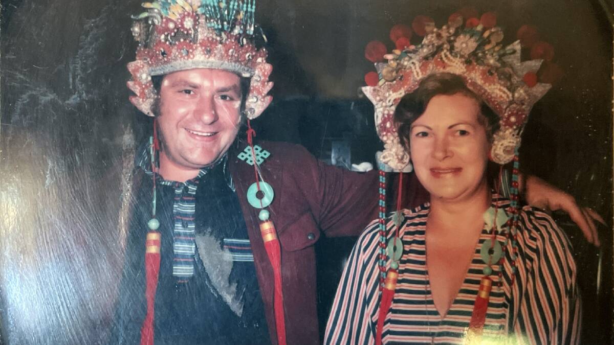 Michael and Barbara Diacomihalis in Hong Kong in their early days of marriage. Picture supplied.
