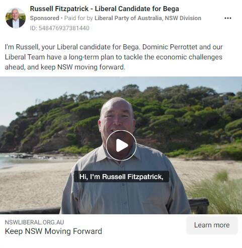 Bega votes: Who spent how much on social media ads and who were they targeting?