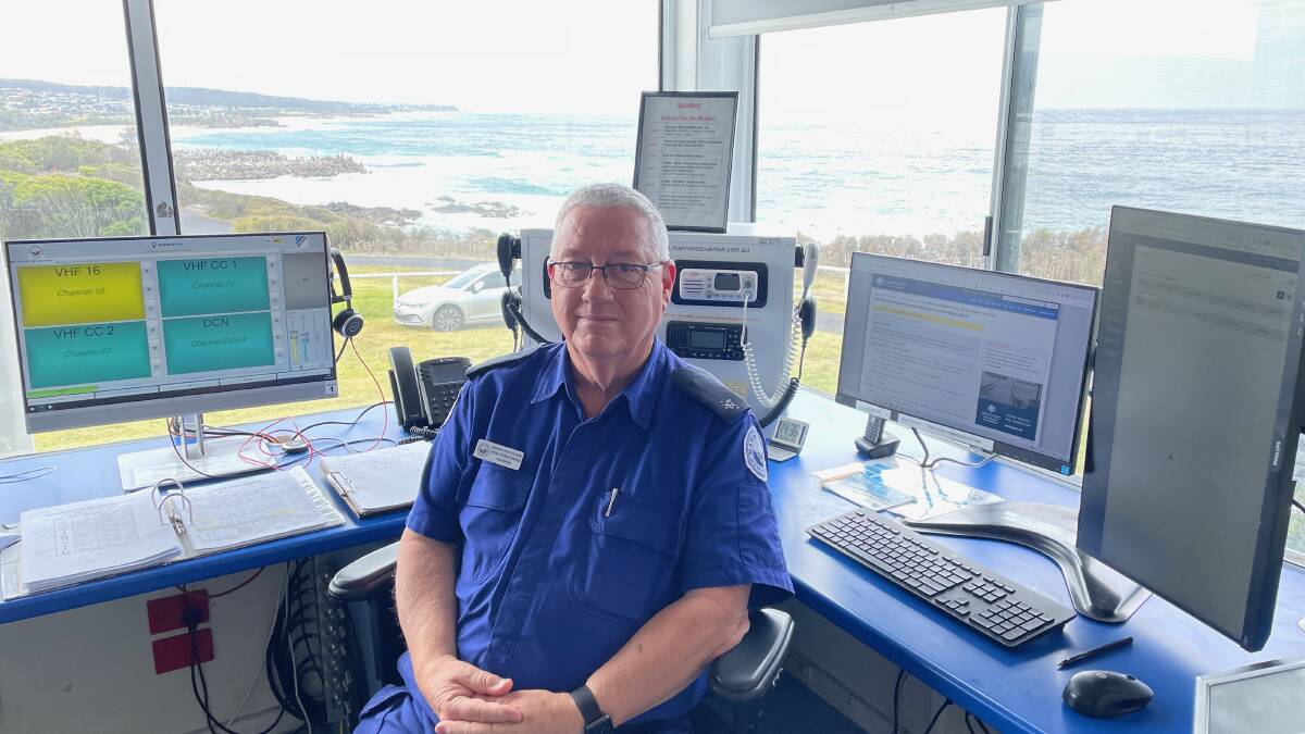 It was a wild day in Narooma on October 30 with northwesterly winds gusting up to 76 kilometres per hour before switching to a southerly, leading to a 9 degree drop in temperature in an hour. Between 5.30pm and 5.30am Marine Rescue NSW head office in Sydney monitors the radios and Marine Rescue Narooma has had to mobilise for after-hours rescues. Picture by Marion Williams
