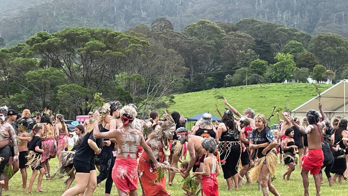 Last month's Yuin Bunaan, held to promote cultural healing, reconciliation and unity, was one of the recipients of a Fire to Flourish Eurobodalla community grant. Picture by Marion Williams