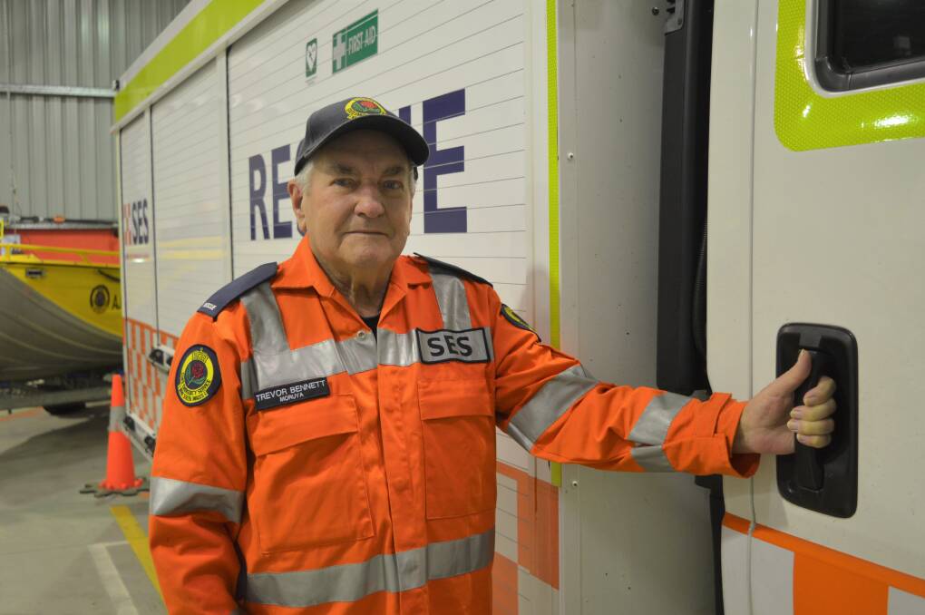 "Being young and a go-getter, I decided to jump in with gusto," said Trevor Bennett, a lifetime member of the SES Moruya unit.