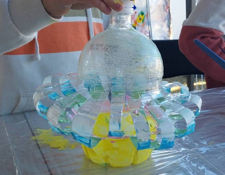 Create a lantern using recycled material and waste for your chance to win up to $650 in the upcoming River of Art festival. Picture by River of Art