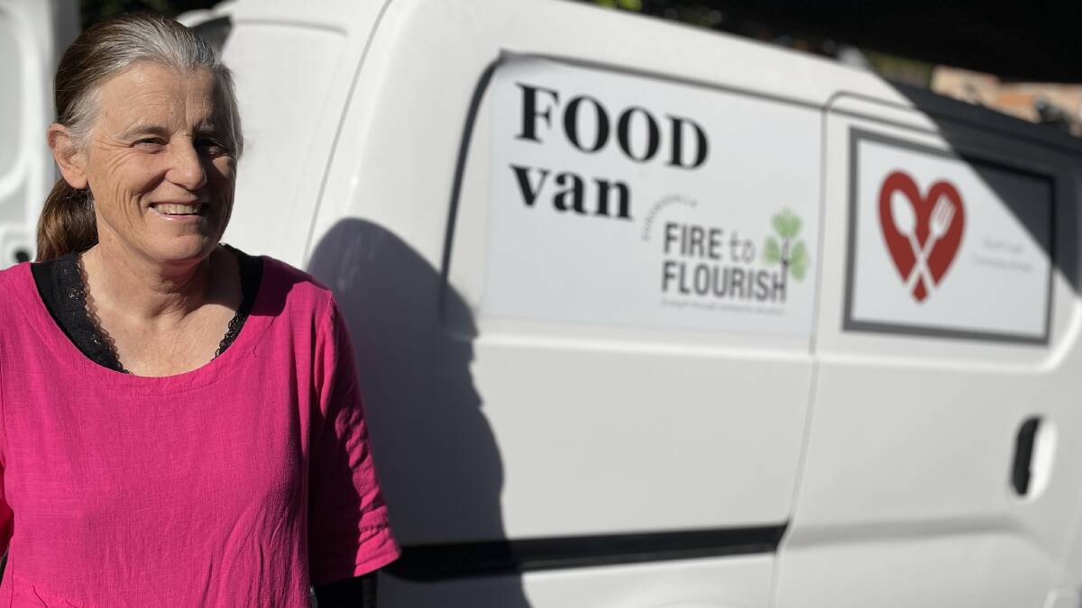 Kathryn Maxwell understands the needs of the community, circularity and sustainability, with the new Nissan e-van. Picture by Vic Silk