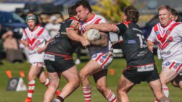 Eden's reserve grade in action against Snowy River. Picture by Razorback Sports Photography