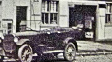 In 1924, a car caught fire inside Preddy's Garage, with quick hands from numerous helpers preventing a potentially devastating blaze.