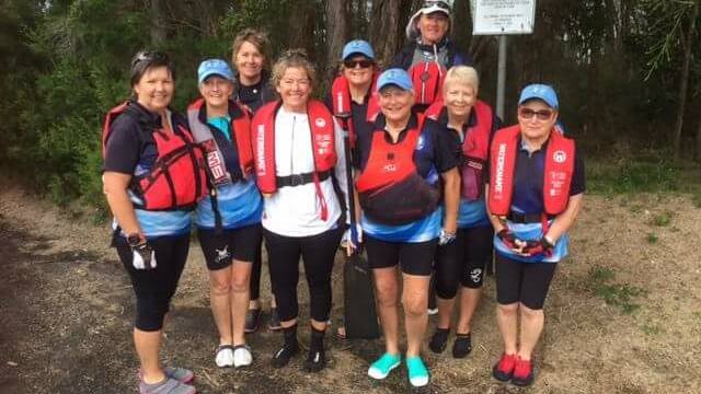 Nine paddlers and four support crew from Narooma Blue Water Dragons headed down to Mallacoota on Friday, May 5 for the end of season bash organized by Sapphire Water Dragons from Merimbula. 