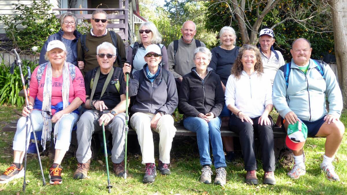 On Sunday, Narooma Bluewater Dragons members swapped their water shoes for hiking boots for a walk in Gulaga National Park. They met at Pam’s Store. 