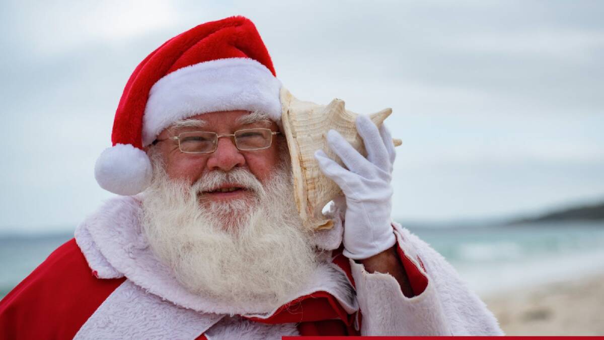 FROM THE ARCHIVES: Bob Hanlon, AKA, the Jervis Bay Santa. Picture, supplied